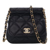 Chanel Mini Caviar Bar Clutch On Chain Secondhand