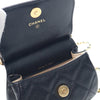 Chanel Mini Caviar Bar Clutch On Chain Secondhand