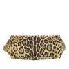 Valentino Small Leopard Printed Canvas Rockstud Trapeze Satchel Secondhand