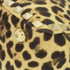 Valentino Small Leopard Printed Canvas Rockstud Trapeze Satchel Secondhand