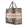 Secondhand Dior Large Embroidered Canvas Tie Dye Book Tote