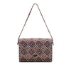 Prada Canvas Geometric Shoulder Bag Secondhand