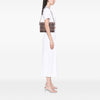 Prada Canvas Geometric Shoulder Bag Secondhand