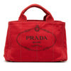 Prada Small Canvas Canapa Logo Tote Secondhand
