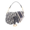Dior Mini Oblique Canvas Saddle Bag Secondhand