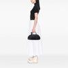 Dior Nylon and Calfskin Bow Handbag Secondhand