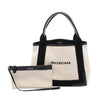 Balenciaga Canvas Navy Cabas Tote S Secondhand