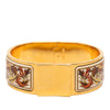 Hermès Enamel Fall Foliage Loquet Hinge Bracelet PM Secondhand