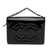 Chanel Mini CC Patent Clutch With Chain Secondhand