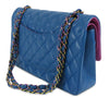 Chanel Medium Classic Lambskin Rainbow Hardware Double Flap Secondhand