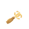 Chanel CC Gold Plated Tassel Lava Fringe Brooch Secondhand