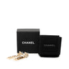 Chanel CC Brass Strass Boy Swing Push Back Earrings Secondhand