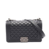 Chanel Old Medium Quilted Lambskin Boy Flap Secondhand