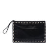 Valentino Leather Rockstud Clutch Secondhand