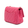Chanel Mini Square Classic Lambskin Pearl Crush Single Flap Secondhand