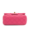 Chanel Mini Square Classic Lambskin Pearl Crush Single Flap Secondhand