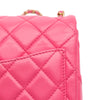 Chanel Mini Square Classic Lambskin Pearl Crush Single Flap Secondhand