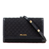 Secondhand Prada Tessuto Impuntu Wallet on Strap