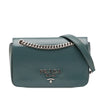 Prada Saffiano Vernice Pattina Flap Secondhand