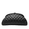 Chanel Quilted Caviar Timeless Kisslock Clutch Secondhand