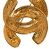 Chanel CC Gold Plated Quilted Brooch Secondhand