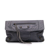 Balenciaga Lambskin Motocross Classic City Clutch Secondhand