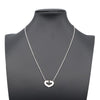 Secondhand Cartier 18K White Gold C de Cartier Heart Pendant Necklace