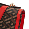 Versace La Greca Coated Canvas Virtus Satchel Secondhand