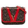 Versace La Greca Coated Canvas Virtus Satchel Secondhand