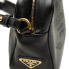 Prada Glace Calfskin Embossed Logo Camera Bag Secondhand
