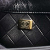 Chanel Mini CC Quilted Shiny Calfskin Round Moon Messenger Flap Secondhand