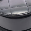 Chanel Mini CC Quilted Shiny Calfskin Round Moon Messenger Flap Secondhand