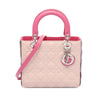 Dior Medium Tricolor Lambskin Cannage Lady Dior Secondhand