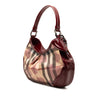 Secondhand Burberry Small Nova Check Coated Canvas Hearts Hernville Hobo