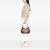 Burberry Small Nova Check Coated Canvas Hearts Hernville Hobo Secondhand