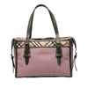 Burberry Nova Check and Leather Trimmed Canvas Tote Secondhand