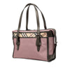 Burberry Nova Check and Leather Trimmed Canvas Tote Secondhand