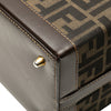 Fendi Zucca Canvas Push Lock Box Handbag Secondhand