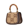 Gucci Mini Jumbo GG Canvas 1947 Bamboo Top Handle Bag Secondhand