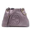 Gucci Medium Metallic Leather Soho Chain Tote Secondhand