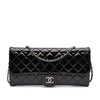 Chanel Quilted Patent Brilliant East West Wallet On Chain Secondhand