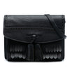Secondhand Burberry Small Grainy Calfskin Broguing Tassel Macken Crossbody