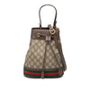 Gucci Small GG Supreme Ophidia Web Bucket Bag Secondhand