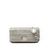 Miu Miu Matelasse Metallic Nappa Crystal Chain Satchel Secondhand