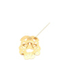 Chanel CC Gold Plated Twisted Brooch Secondhand