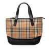 Secondhand Burberry Haymarket Check Canvas Handbag