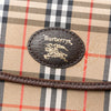 Burberry Haymarket Check Canvas Clutch Secondhand