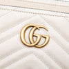 Gucci Small GG Marmont Matelasse Calfskin Double Zip Pochette Crossbody Secondhand