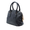Burberry Small Heritage Grain Check Embossed Leather Orchard Bowling Bag Secondhand