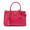 Prada Mini Saffiano Lux Galleria Double Zip Satchel Secondhand